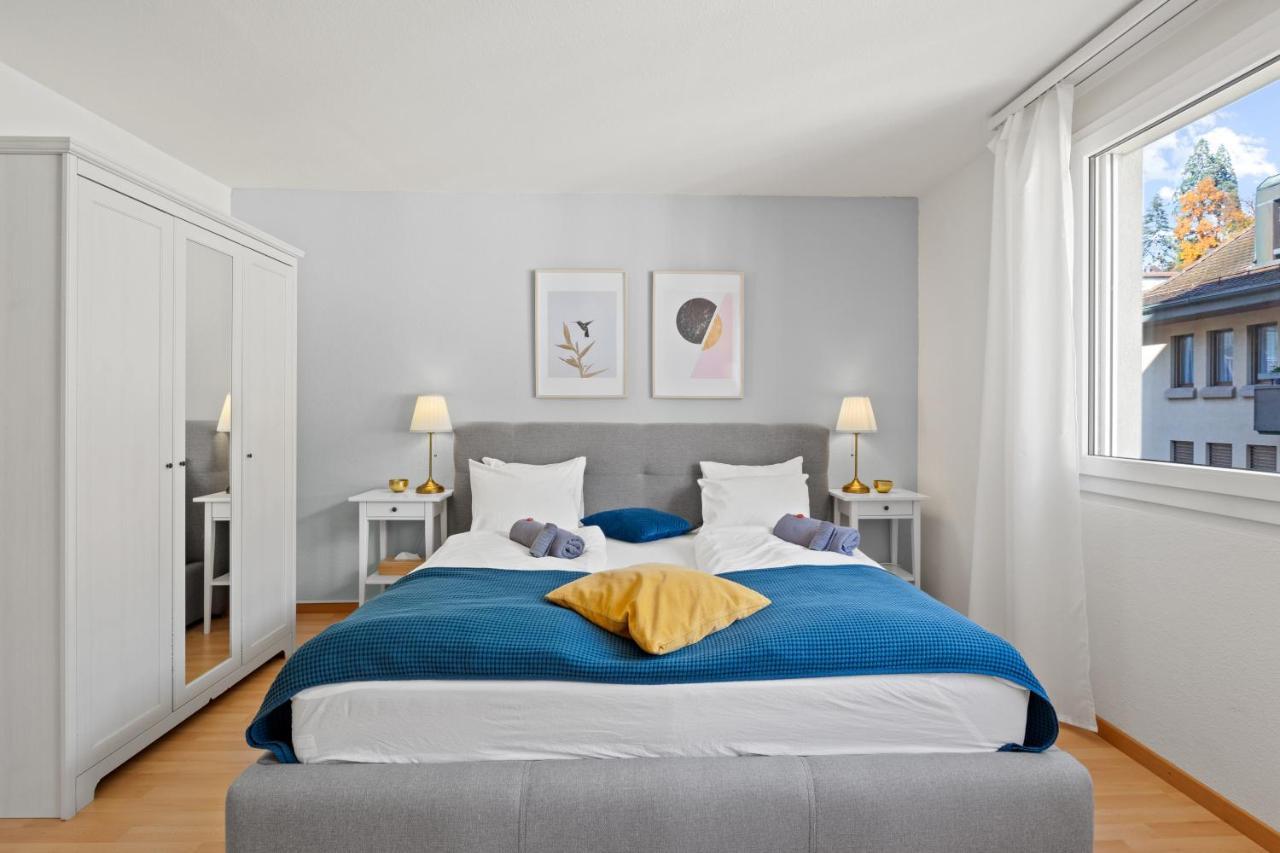 Bright, Central & Modern Apartment Люцерн Екстериор снимка