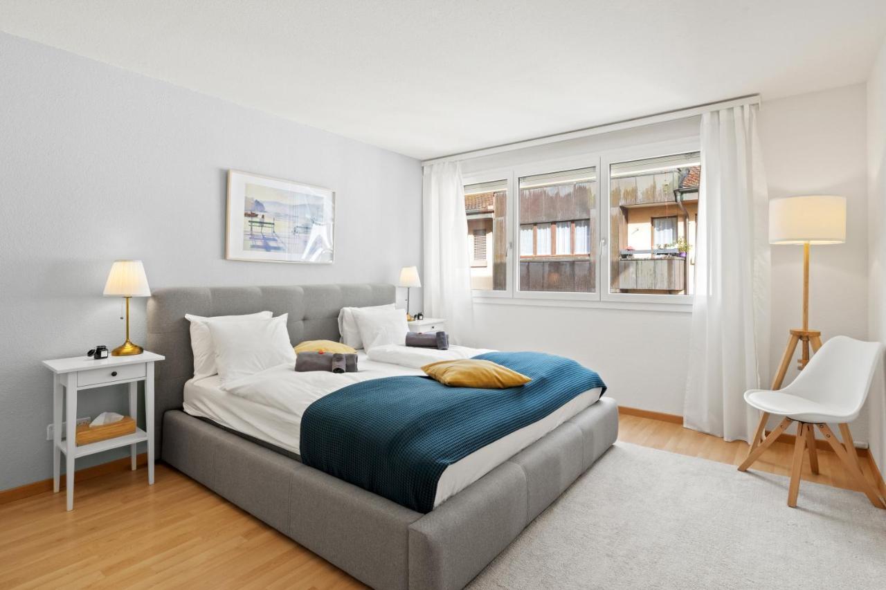 Bright, Central & Modern Apartment Люцерн Екстериор снимка